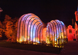 Illustration for article titled Bombay's Crazy New Distillery Looks Like It Was Inspired By Its Bottles
